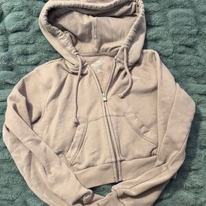 Hollister Mauve Full Zip Hoodie